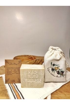%100 Doğal Keçi Sütü Sabunu (SİYAH NOKTALAR İÇİN) Sabun Kesesi Hediye kecisabunu006