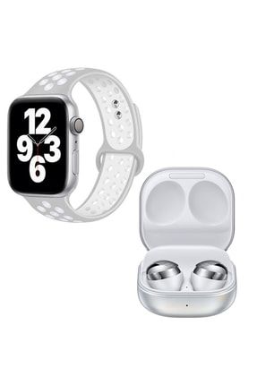 Watch 7 44 Gümüş Akıllı Saat Galaxy Buds Pro Beyaz Kablosuz Bluetooth Kulaklık 8228