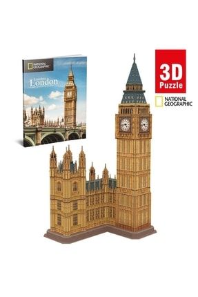 3d Puzzle Big Ben Saat Kulesi National Geographic 94 Parça P2115S8592
