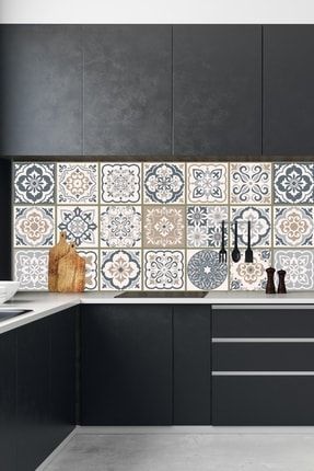Mutfak Tezgahı Arası Folyo Kaplama (laminasyonlu) Mozaik Çini Desen TYC00510255371