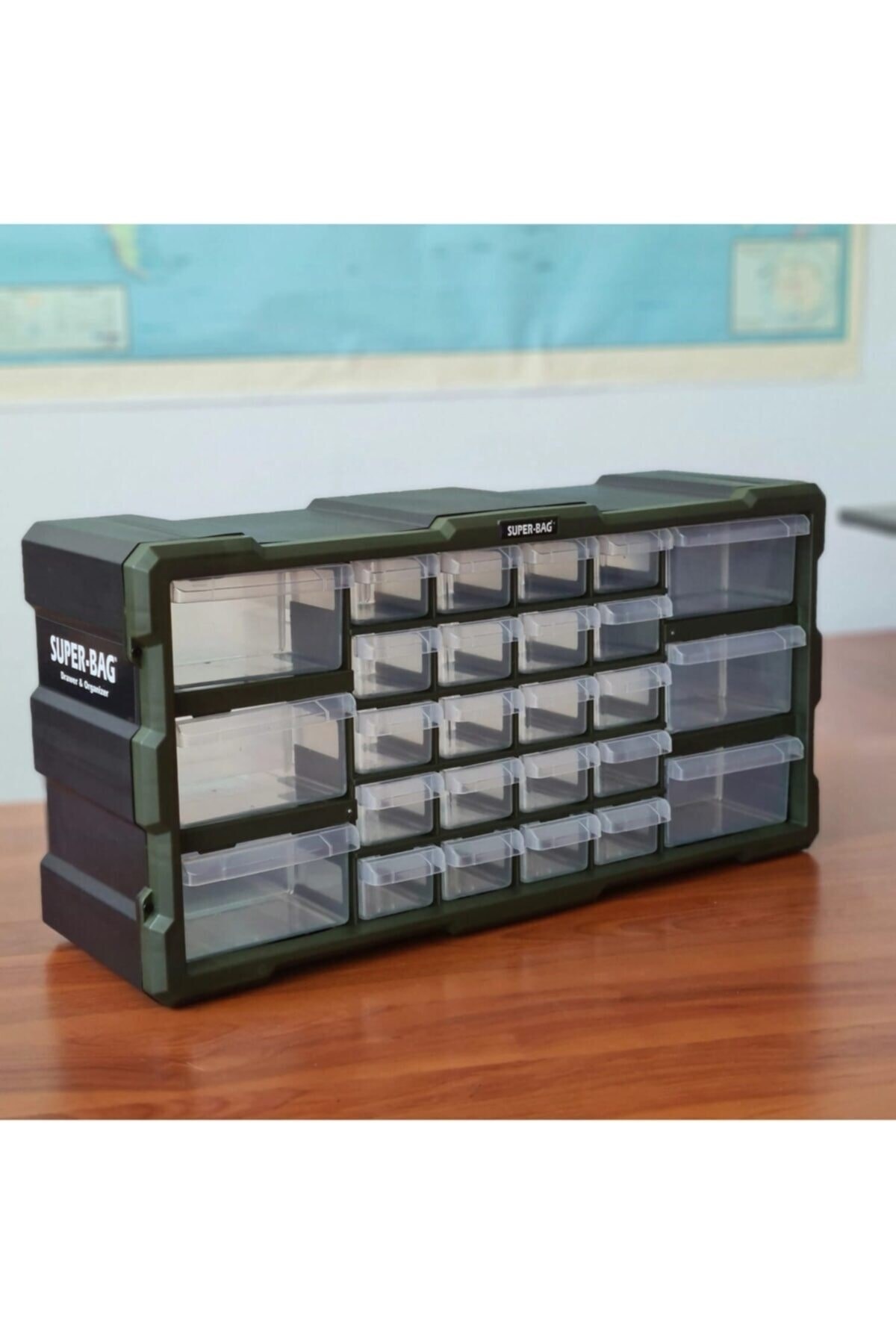 Hesaplı Hırdavat Mono Blok Çekmece Seti 26'li Hobby Organizer Seti Monoblok Çekmece Vida Dübel Kutusu Takı Kutusu