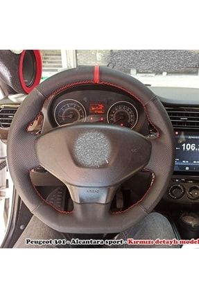 Uyumlu Peugeot 301 Araca Özel Direksiyon Kılıfı (nubuk Noktalı) TYC00510171666