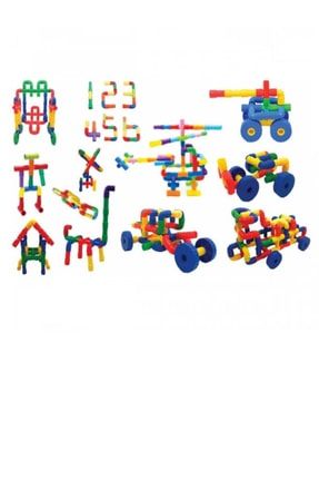 King Kids Tekerlekli Boru Lego 72 Parça 642367