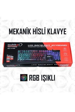 Mb-kyb01 Mekanik Hisli Rgb'li Oyuncu Klavyesi - Gaming Klavye TYC00511198762