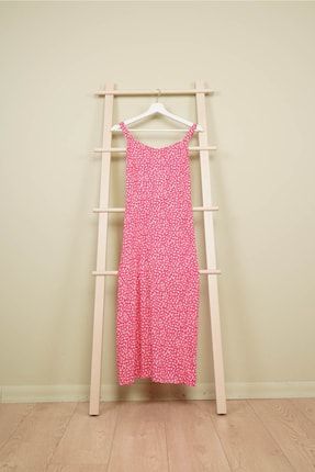 Minimal Çiçekli Elbise NOA8899