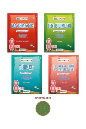 Okyanus Yayınları Lgs 8. Sınıf Classmate Konu Anlatımı Mat-fen-türk-sos Set (2 Kitap) OKYANUS-KA-8-M-F-T-S