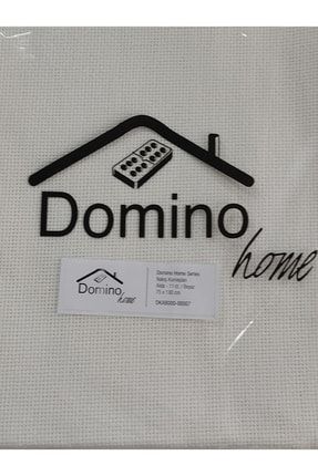 Domino Home Serisi Etamin Kumaşı Seccade Nakış Kumaşı Beyaz Domino Seccade Kumaşı
