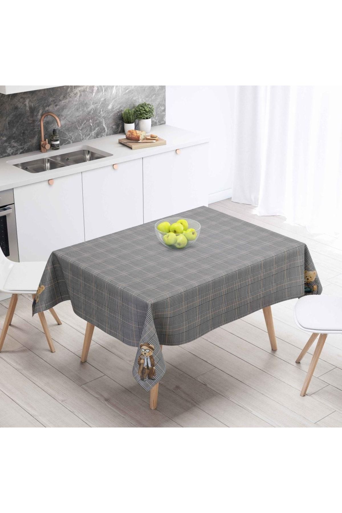 Adawall Table Cover Gray Rectangle Trendyol