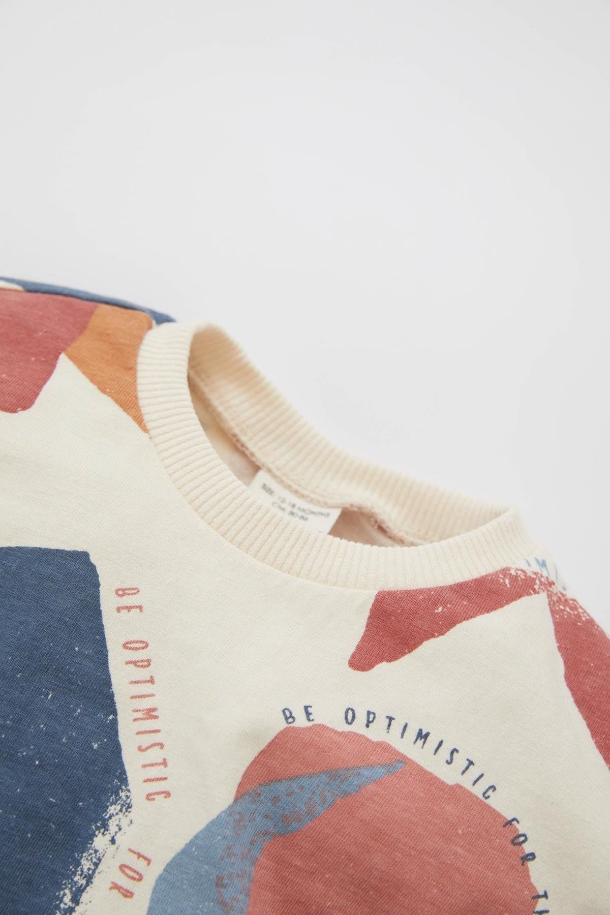 Erkek Bebek Regular Fit Bisiklet Yaka Sweatshirt Eşofman Alt Takım