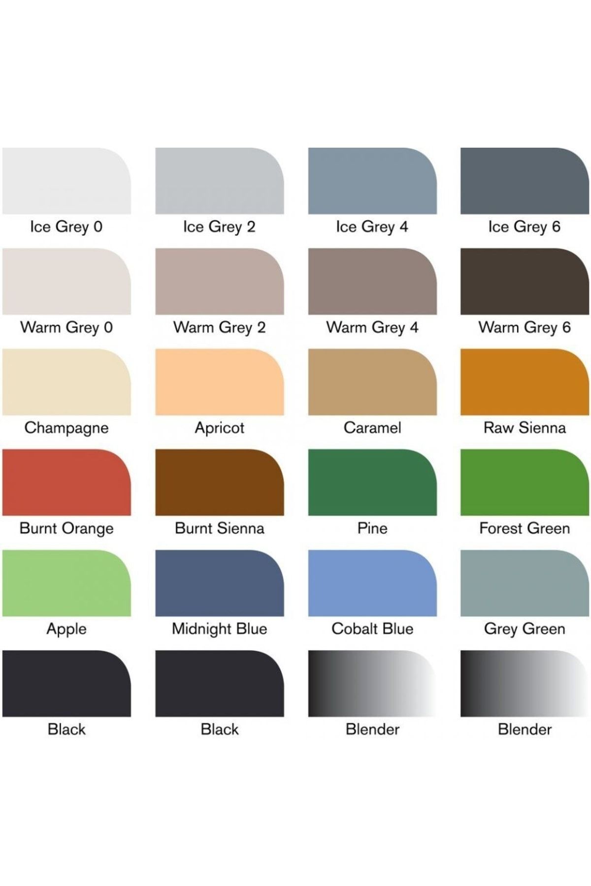 Winsor Newton-Promarker Architecture Shades Set with Bag: 24 Colors 5