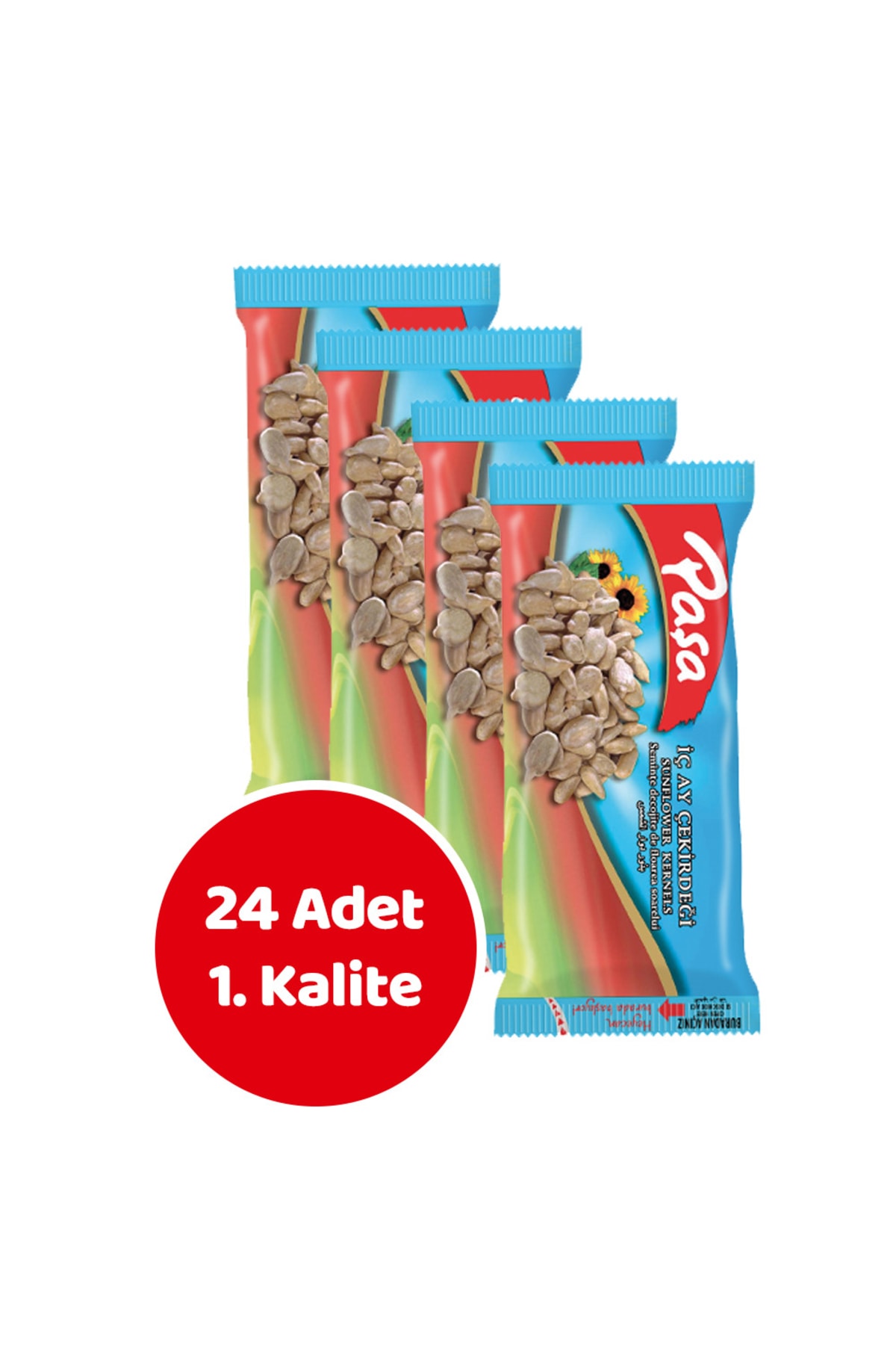 Paşa Kuruyemiş Paşa Iç Ay Çekirdeği 30 Gr. X 24 Adet (NATUREL - 1. KALİTE)