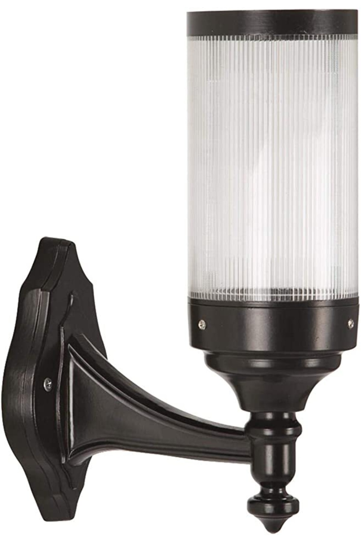 Avonnı Bap-68137-bsy-m1 Siyah Boyalı Dış Mekan Aydınlatma E27 Aluminyum Polikarbon Cam 17cm 2