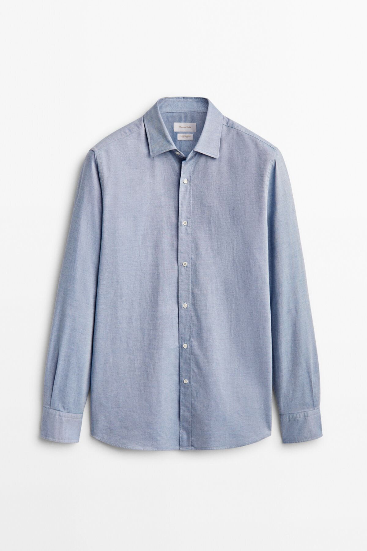 Slim Fit Dokulu Pamuklu Gömlek