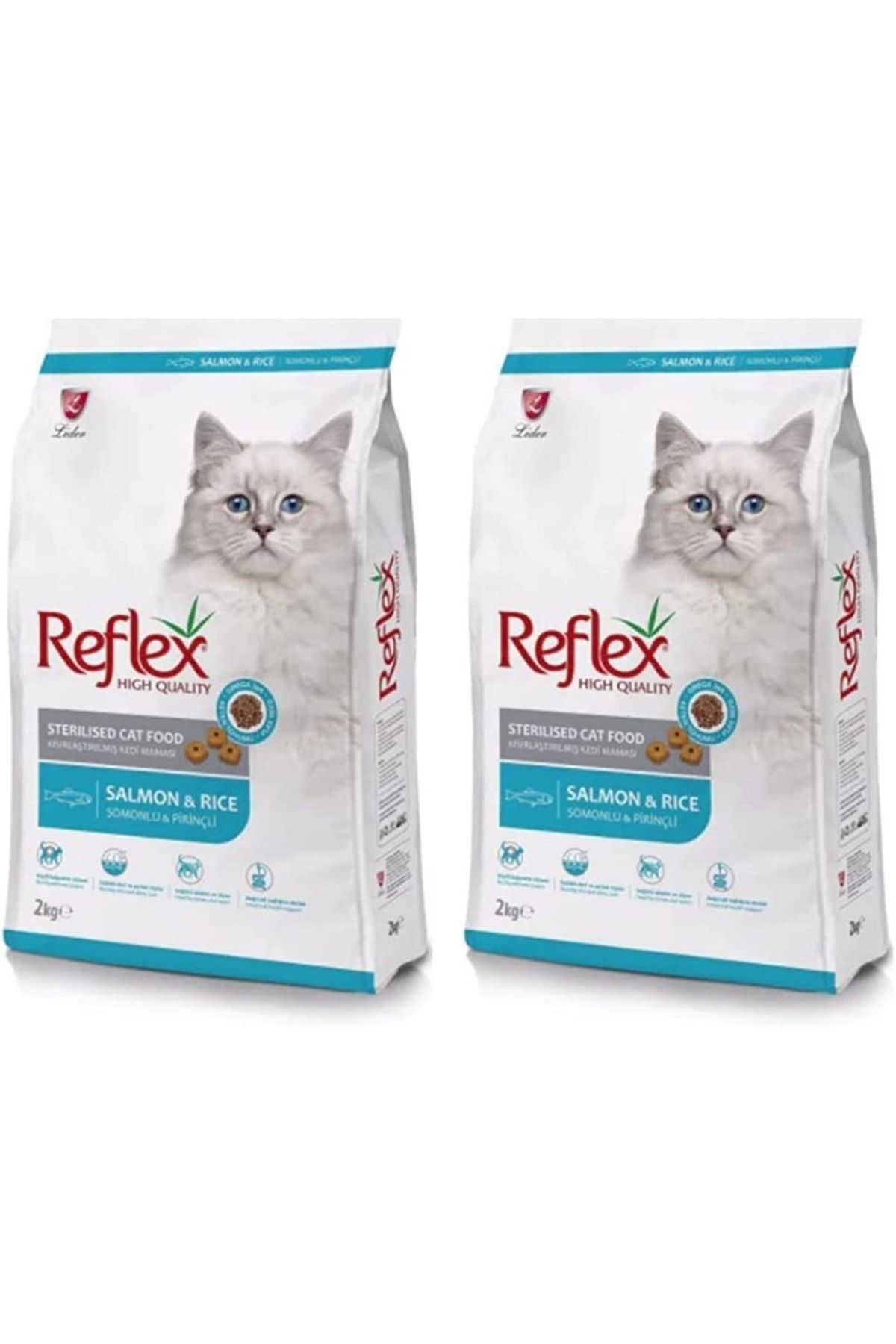 Reflex Balıklı Kısırlaştırılmış Kedi Maması 2 Kg X 2 Adet