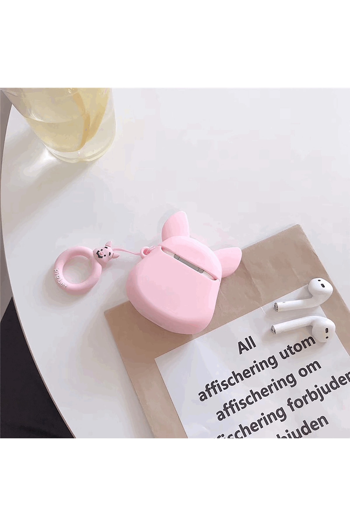 E2m Aırpods 1-2 Kılıf Piglet Pembe 3