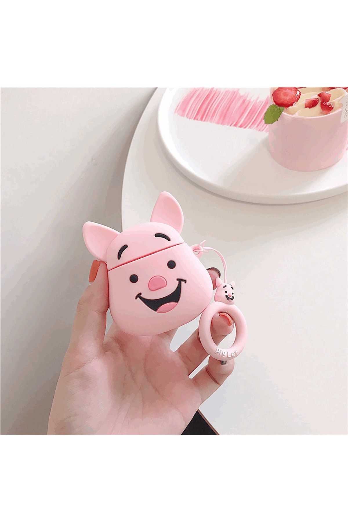 E2m Aırpods 1-2 Kılıf Piglet Pembe 4