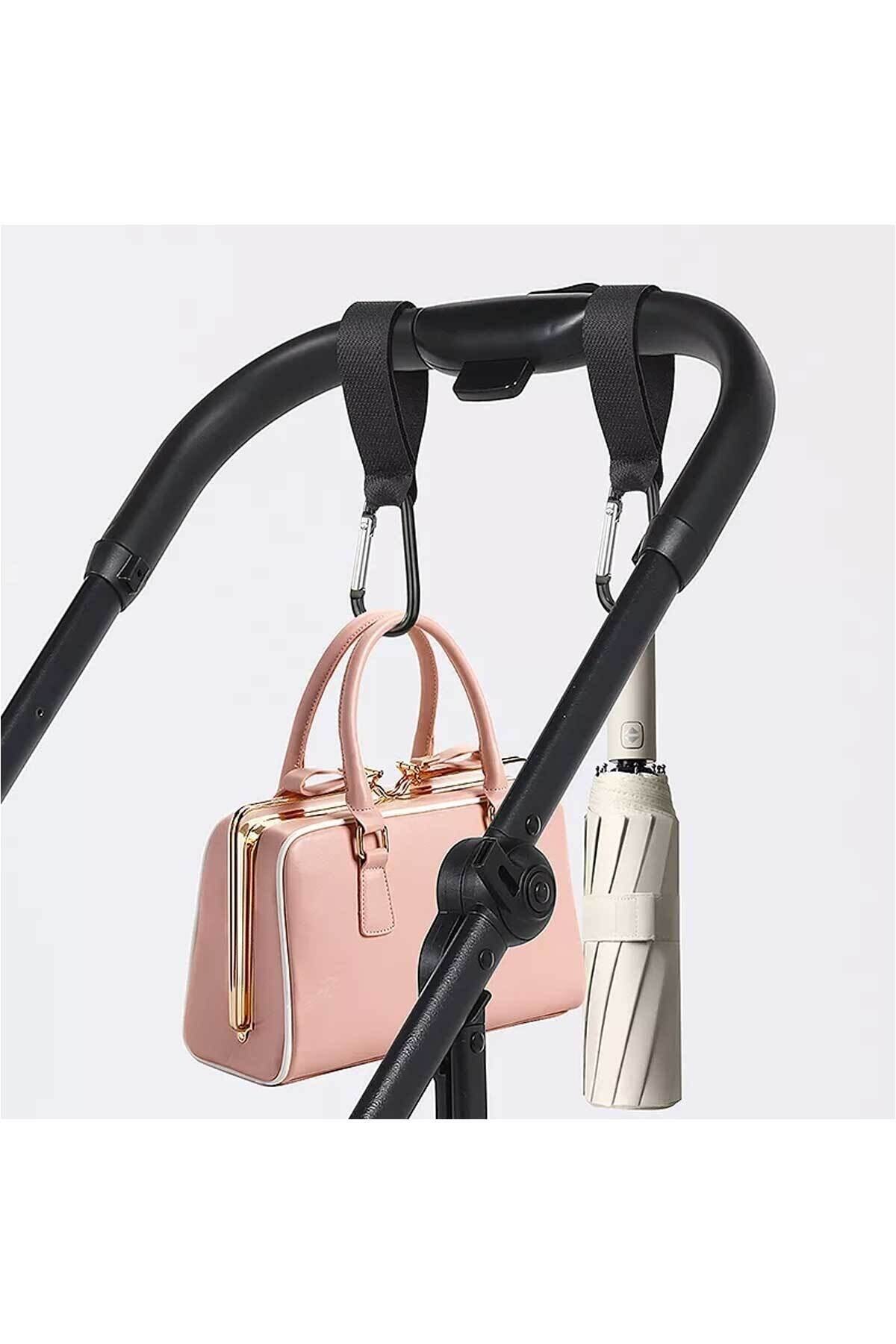 RevuBaby Puset Kancası Bebek Arabası Askı Aparatı 2 Adet Metal fotoğrafı 5 (önizleme)