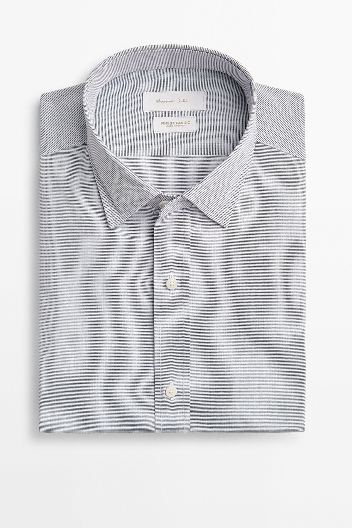 Slim Fit Kareli Dokulu Oxford Gömlek