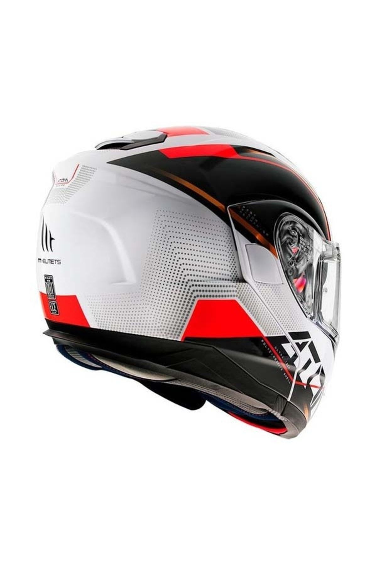 MT Atom Sv Quark B5 Pearl Fluor Red Chin Opening Helmet Trendyol