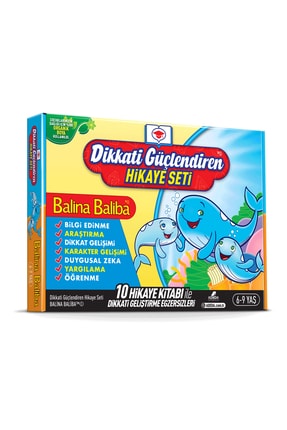 Adeda Yayınları Balina Baliba Ile Dikkatimizi Güçlendirelim (10 Kitap Takım)
