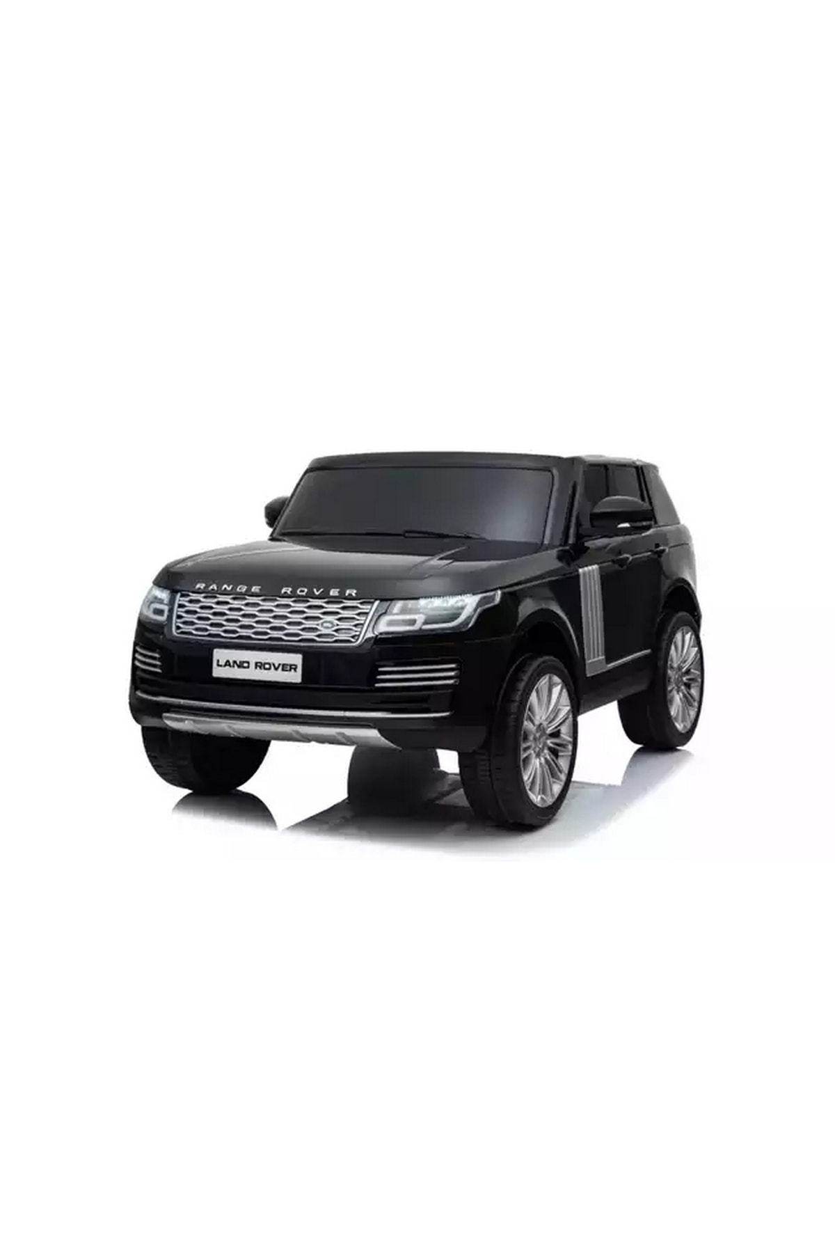 SUATESÇOCUKOTOGALERİSİ Range Rover Tablet Ekranlı Siyah Renk Akülü Araba ( Mega 2 Kişilik) 12 Volt 4 Motorlu Model