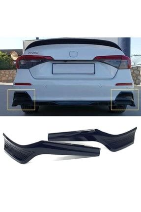 Honda Civic Fe1 Arka Tampon Altı Flap Piano Black 2022- 04762