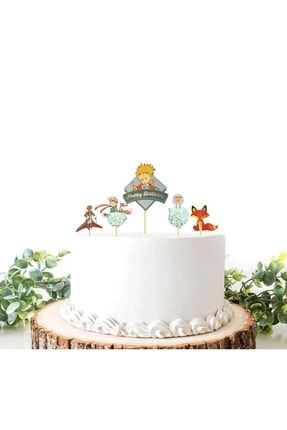 Küçük Prens Little Prince Temalı Cupcake Pasta Kürdanı 10 Adet Özel Tasarım küçükprenskürdan
