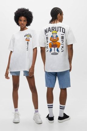 Kısa Kollu Naruto Baskılı T-shirt 04245505