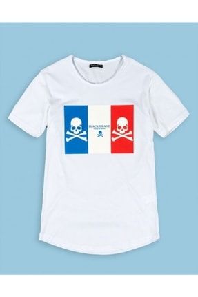 Erkek Beyaz T-Shirt BD1862BY