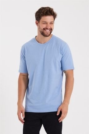 Erkek V Yaka Slim Fit T-shirt-vyktsr30s VVYKTST001