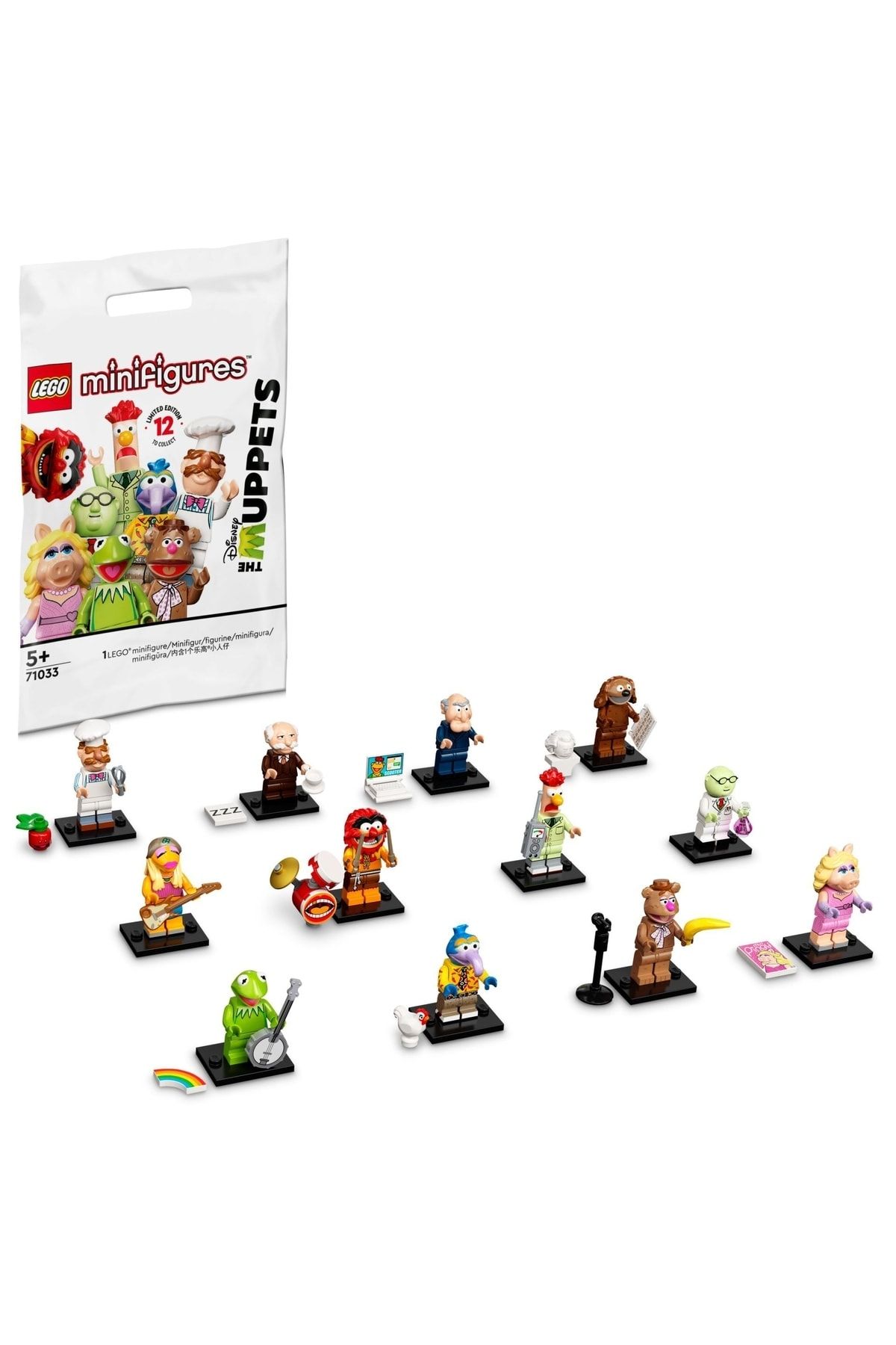 LEGO The Muppet Show 71033 Mini Fig r Seri Full Set 12 li Fiyat