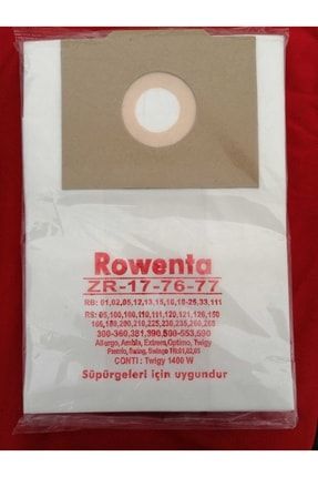 Zr 17-76-77 Kağıt Torbası Rowenta ZR