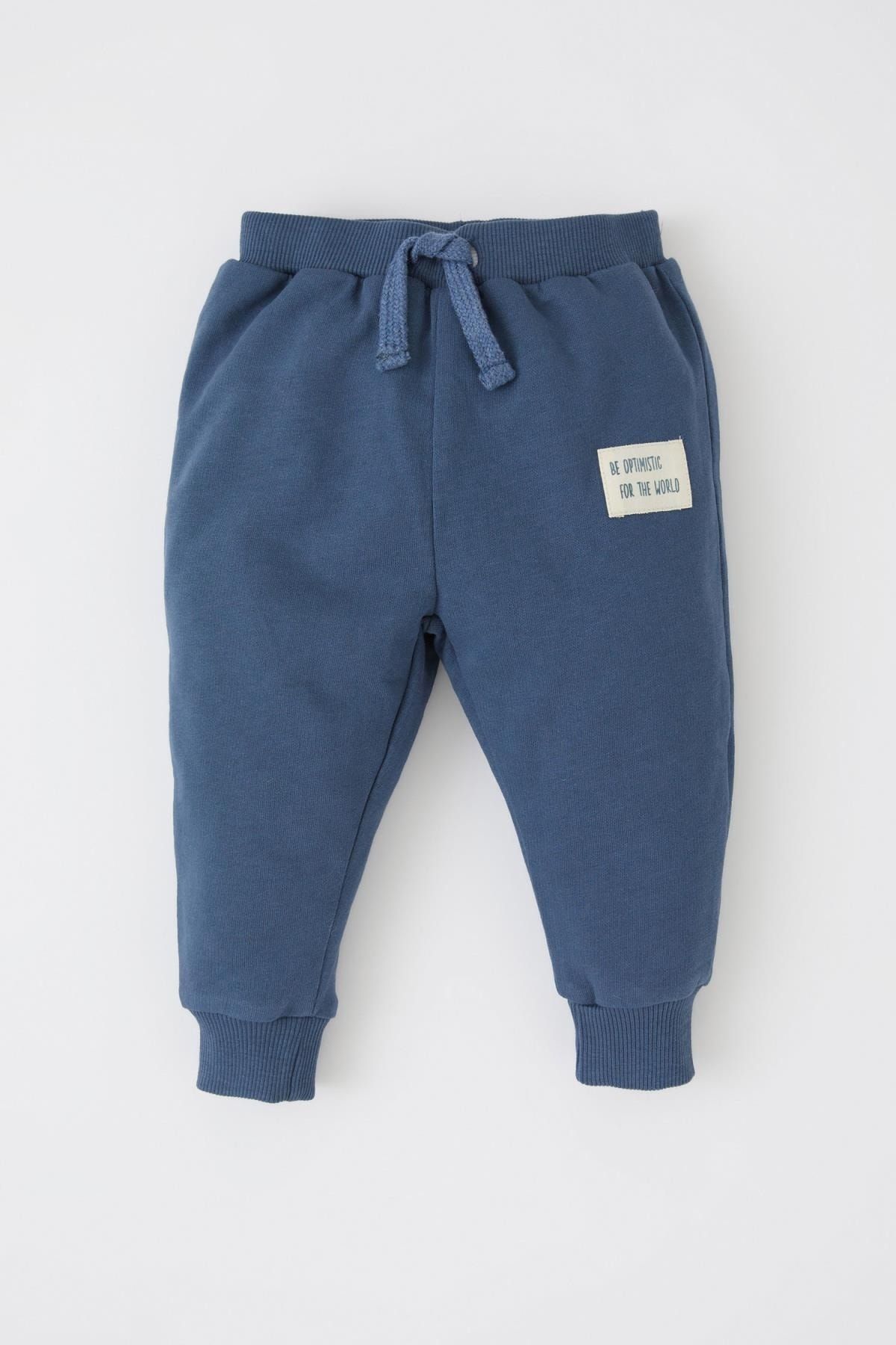Erkek Bebek Regular Fit Bisiklet Yaka Sweatshirt Eşofman Alt Takım