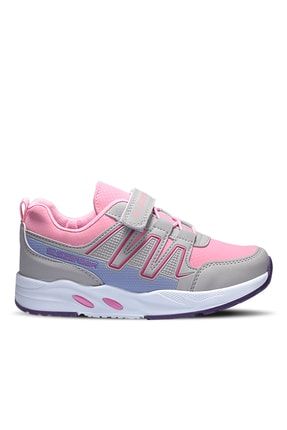 Edelıne Sneaker Kız Çocuk Ayakkabı Gri / Pembe SA22LF003