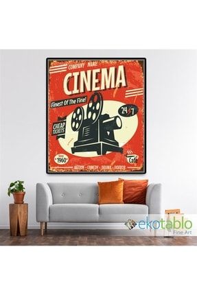 Finest Of The Fine Cinema Retro Kanvas Tablo EKO-4919