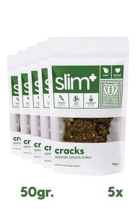 5'li Paket Ispanaklı Glutensiz Tohum Kraker Cracks 50gr RWCRCKS-003-5X