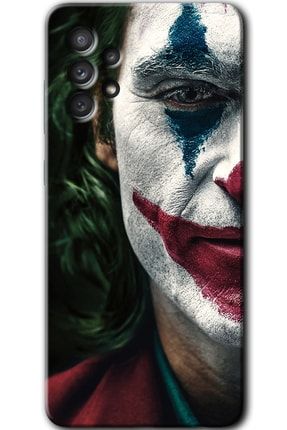 Samsung Galaxy A52 Kılıf Hd Desen Baskılı Arka Kapak Temperli Cam - Joker bera-gl-A52-cm-6