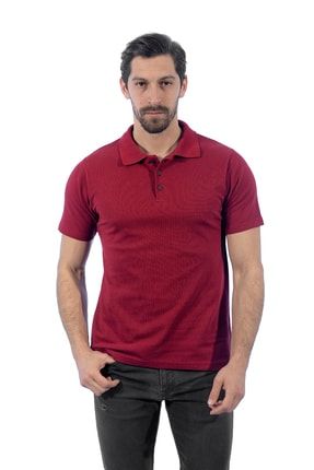 Polo Yaka Tişört, Bordo -136e315- T-shirt, Tshirt, Kısa Kollu 136E315