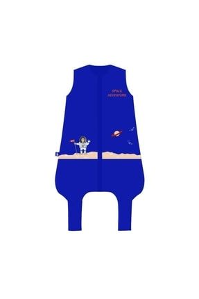 Merino Yün Uzay Temalı Kolsuz Tek Katlı Çocuk Uyku Tulumu WNC19011