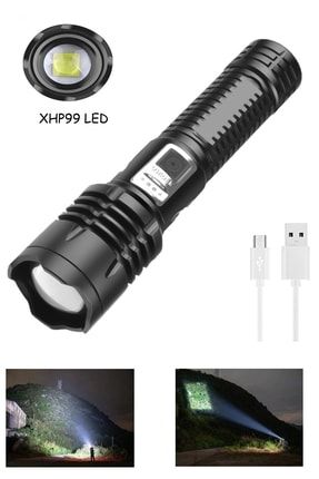 Ps-990 3000 Lümen Xhp99 Led Zoomlu 5 Mod Su Geçirmez Profesyonel Kamp Bekçi Avcı Feneri PS-990