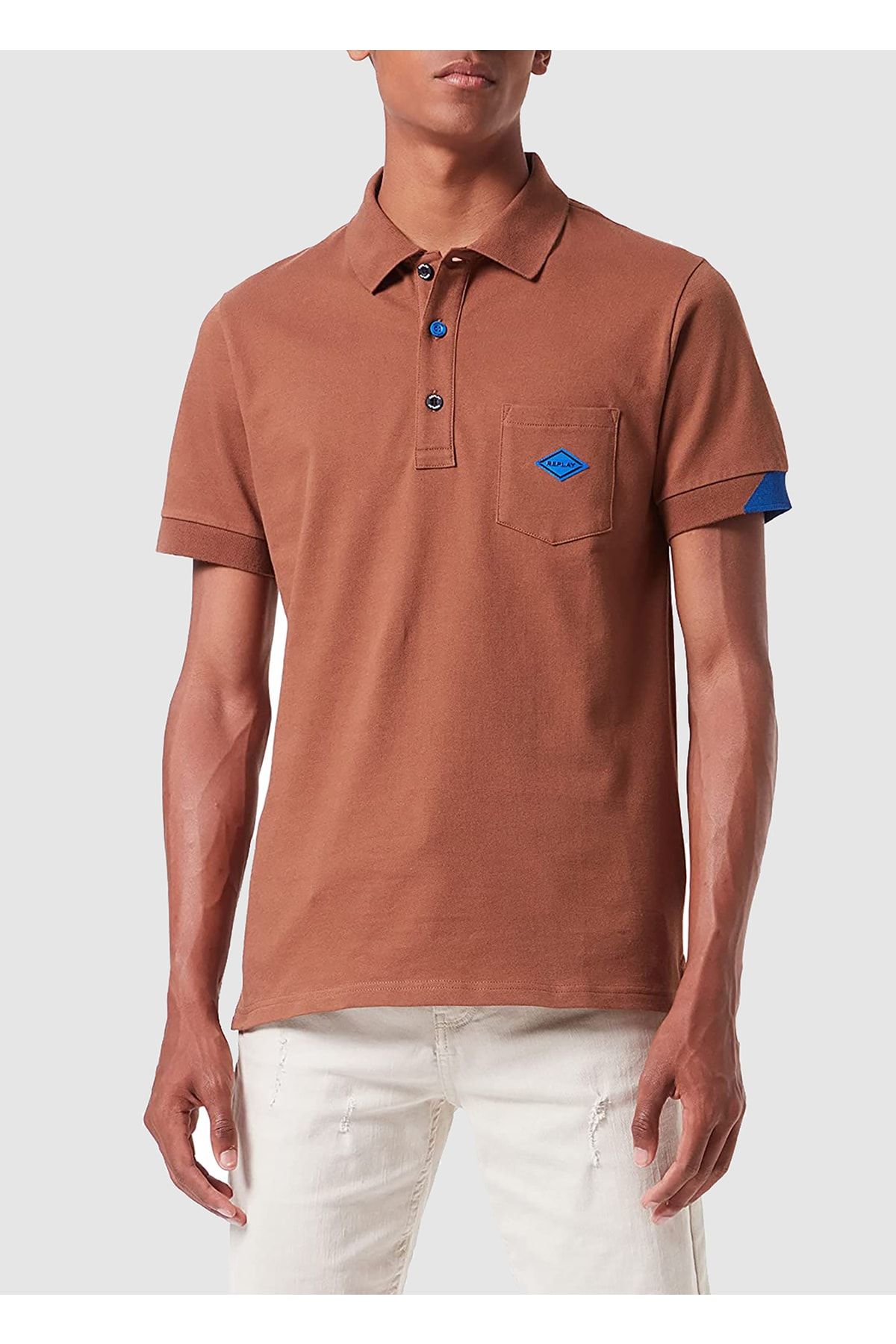 Replay Men s Pocket Polo Collar T Trendyol