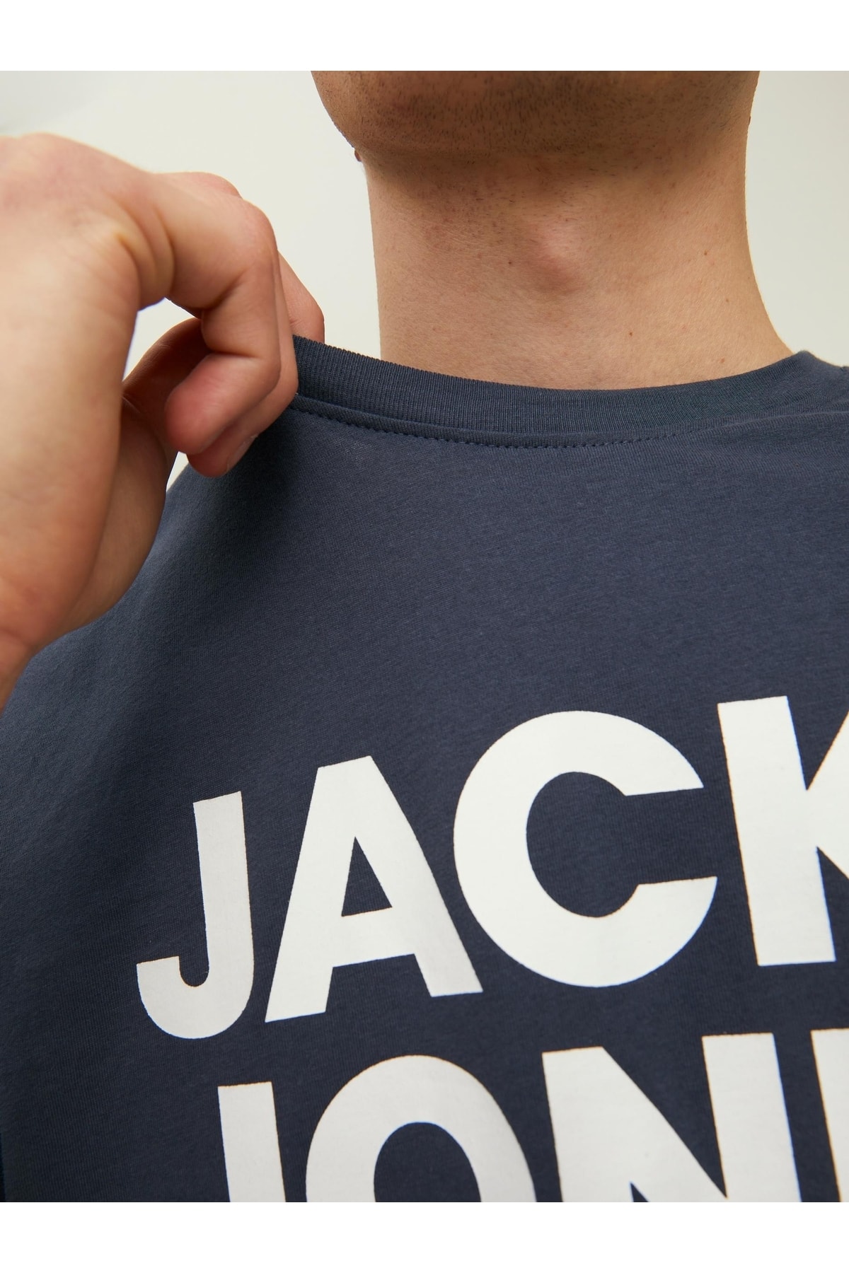 تیشرت مردانه آبی جک اند جونز | TYC00511964788 اورجینال - تصویر 5