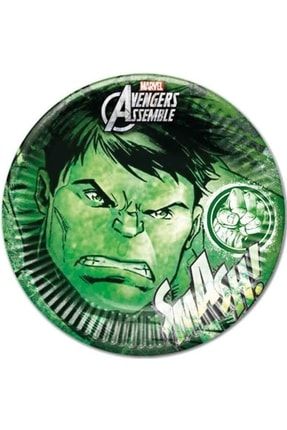 Avengers Assemble Hulk Parti Tabağı 8 Adet KS11427067