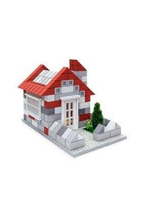Minyatür Kitler Maket Ev Şömineli Villa 1:24 Ölçek 172 Parça 200*115*137mm ESHEL001