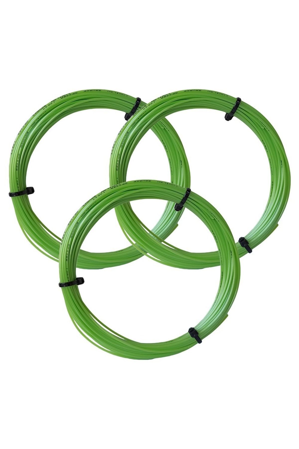 Luxilon 3 Adet 127 Savage Lime Kordaj 12 Metre Ye il Spor Aletleri