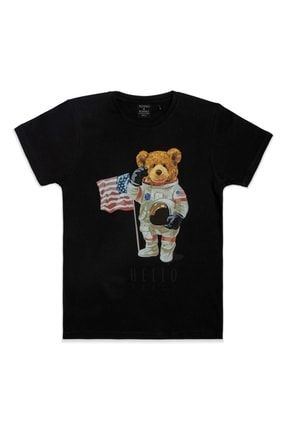 Çocuk Siyah Mia Festa Exclusive Teddies&Puppies Hello Space T-Shirt MF0000002031