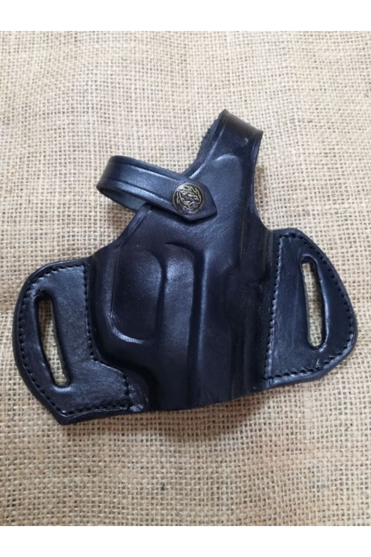 Unshakable clay 2000 cz 75 fs 92 baretta genuine leather half butterfly gun lock