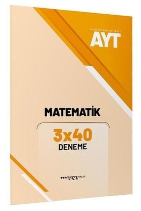 Ayt Matematik 3x40 Deneme 9788955632132