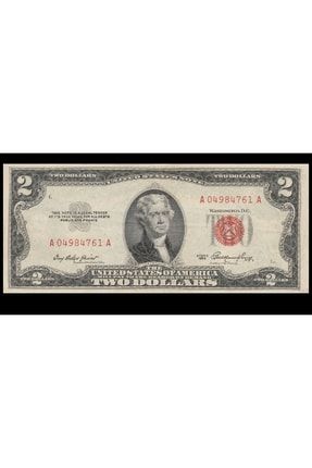 Abd 1953 Yılı 2 Dolar Çt (++) ( Kırmızı Mühür -az Çıkar ) ABD1953761