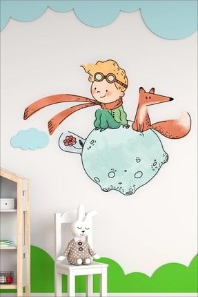 Çocuk Odası Küçük Prens Duvar Sticker (57x70cm) copyk283